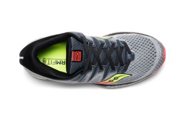 Image of Saucony Triumph ISO 5 Road Running Shoe - Mens, Grey/Black, Medium, 7, S20462-1-Medium-7