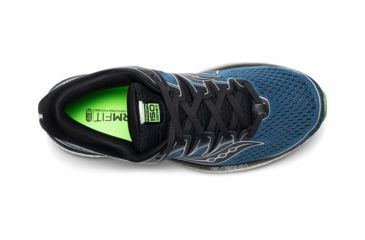 Image of Saucony Triumph ISO 5 Road Running Shoes - Mens, Steal/Black, Medium, 12, S20462-2-12