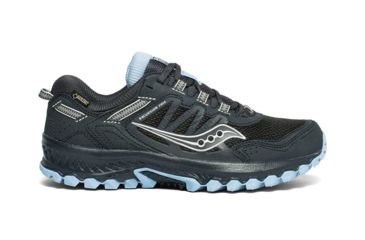 Image of Saucony Versafoam Excursion TR13 GTX Trailrunning Shoe - Women's, Black/Blue, 11.5, S10528-1-Medium-11.5
