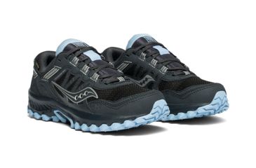 Image of Saucony Versafoam Excursion TR13 GTX Trailrunning Shoe - Women's, Black/Blue, 11.5, S10528-1-Medium-11.5