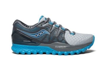 Image of Saucony Womens Xodus ISO 2 Trailrunning Shoe, Grey/Blue, 10 US S10387-2-10 US