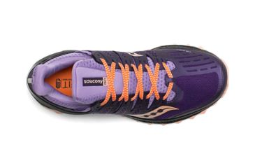 Image of Saucony Xodus Iso 3 Trail Running Shoes - Women's, Purple/Peach, Medium, 8 S10449-37-Medium-8