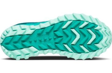 Image of Saucony Xodus Iso 3 Trail Running Shoes - Womens, Green/Aqua, Medium, 10.5, S10449-35-10.5