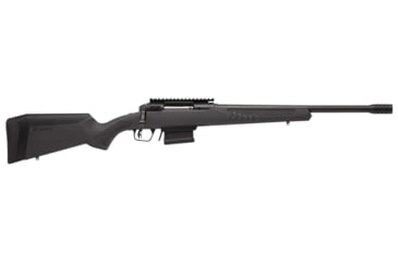 Image of Savage Arms 110 Haymaker Bolt Action Rifle, .450 Bushmaster, 18in Heavy Barrel, 1-24, Synthetic Black Stock, Black, 57140-FRRMPG