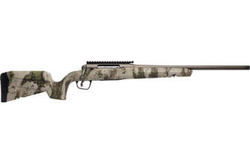 Image of Savage Arms Axis 2 Pro Bolt Action Rifle, 308 Win/7.62x51 NATO, 20in Heavy Sporter Threaded Compact Barrel, 1-10, Synthetic Woodland Stock, Cerakote Gun Metal Bronze, 32305-FRRMPG