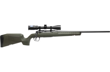 Image of Savage Arms Axis II XP Bolt Action Rifle, .223 Remington, 22in Barrel, 1-9, 3-9x40mm Scope, Synthetic Green Stock, Blued Black, 32149-FRRMPG