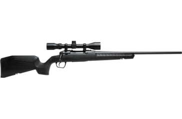 Image of Savage Arms Axis XP Bolt Action Rifle, .243 Winchester, 22in Barrel, 1-9.25, 3-9x40mm Scope, Synthetic Black Stock, Blued Black, 32003-FRRMPG