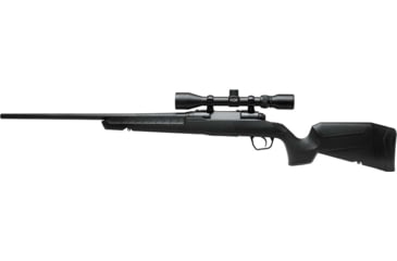 Image of Savage Arms Axis Bolt Action Rifle, 7mm-08 Remington, 20in Barrel, 1-9.5, 3-9x40mm Scope, Synthetic Black Stock, Blued Black, 32026-FRRMPG