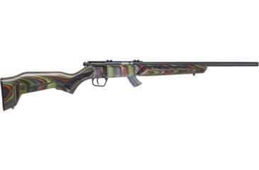 Image of Savage Arms Mark II Minimalist Bolt Action Rifle, .21 Sharp, 18in Barrel, 1-10, Laminate Multi-Color Stock, Blued Black, 26743-FRRMPG