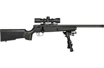Image of Savage Arms Rascal Target XP Single Shot Bipod Bolt Action Rifle, .22 Long Rifle, 16.13in Barrel