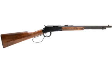 Image of Savage Arms Revel Classic Lever Action Rifle, .17 Hornady Magnum Rimfire, 18in Barrel, 1-9, Adjustable Sights, Walnut Wood Stock, Blued Black, 46200-FRRMPG