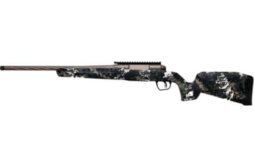 Image of Savage Arms Axis 2 Pro Sporter Bolt Action Rifle, .22-250 Remington, 20in Heavy Sporter Spiral Threaded Barrel, 1-12, Synthetic Forest Stock, Cerakote Gun Metal Bronze, 32352-FRRMPG