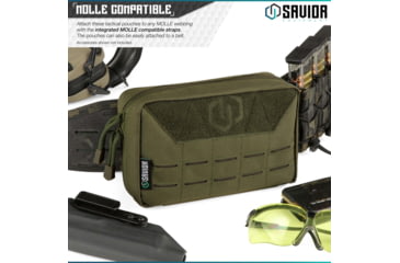 Image of Savior Equipment 9x5in Admin Pouch, LCM Style, OD Green, SP-9X5LCM-ADMIN-OG
