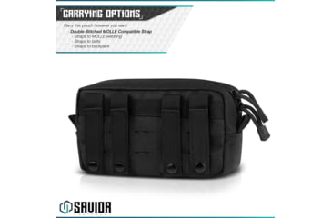 Image of Savior Equipment 9x5in Pouch, LCM Style, Black, SP-9X5LCM-PLAIN-BK