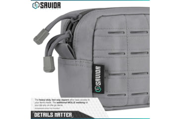 Image of Savior Equipment 9x5in Pouch, LCM Style, Gray, SP-9X5LCM-PLAIN-GS
