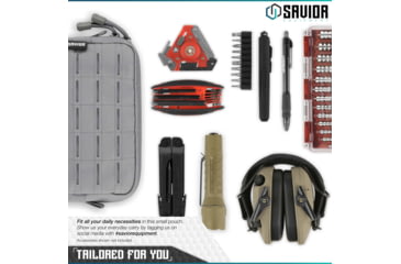 Image of Savior Equipment 9x5in Pouch, LCM Style, Gray, SP-9X5LCM-PLAIN-GS