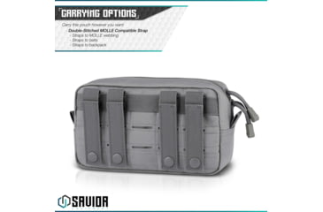 Image of Savior Equipment 9x5in Pouch, LCM Style, Gray, SP-9X5LCM-PLAIN-GS