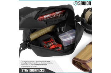 Image of Savior Equipment 9x5in Pouch, Molle Style, Black, SP-9X5MOL-PLAIN-BK