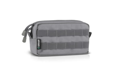 Image of Savior Equipment Molle Style 9x5in Pouch, Grey, 9in x 5in x 3in, SP-9X5MOL-PLAIN-GS