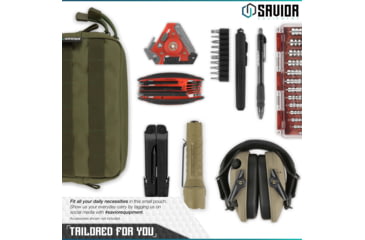 Image of Savior Equipment 9x5in Pouch, Molle Style, OD Green, SP-9X5MOL-PLAIN-OG