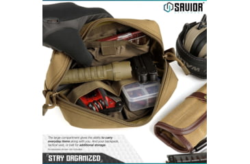 Image of Savior Equipment 9x5in Pouch, Molle Style, Tan, SP-9X5MOL-PLAIN-TN