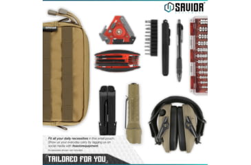 Image of Savior Equipment 9x5in Pouch, Molle Style, Tan, SP-9X5MOL-PLAIN-TN