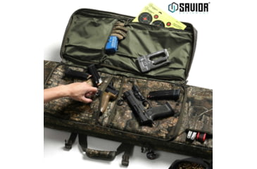 Image of Savior Equipment American Classic Double Rifle Case, Realtree Timber, 35in L x 12in H, RB-3612DG-V1-TMBR