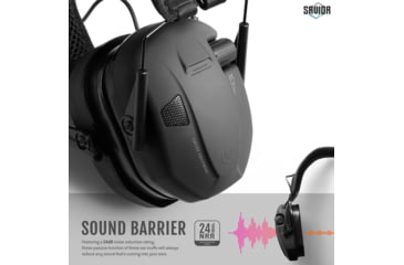 Image of Savior Equipment Apollo Electronic Sound Suppressor, Black, Collapsed: 5.5 x 5.5 x 4, EM-APOLLO-BK