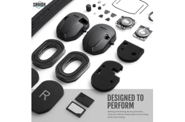 Image of Savior Equipment Apollo Electronic Sound Suppressor, Black, Collapsed: 5.5 x 5.5 x 4, EM-APOLLO-BK