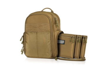 Image of Savior Equipment Compact S.E.M.A Pistol Backpack, 3 Gun, Dark FDE, BP-CPSEMA-WS-TN