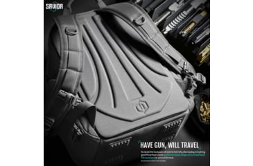 Image of Savior Equipment Compact S.E.M.A Pistol Backpack, 3 Gun, SW Gray, BP-CPSEMA-WS-GS
