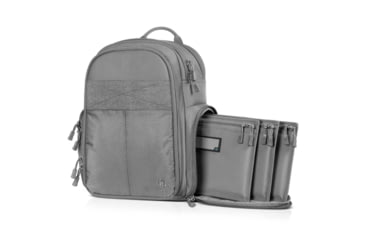 Image of Savior Equipment Compact S.E.M.A Pistol Backpack, 3 Gun, SW Gray, BP-CPSEMA-WS-GS