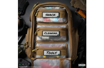 Image of Savior Equipment Core Lite Pouch w/ Hook Backing, 2 Pack, Dark FDE, SP-LCORE9X5-2P-TN