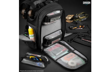 Image of Savior Equipment Core Lite Pouch w/ Hook Backing, 2 Pack, Obsidian Black, SP-LCORE9X5-2P-BK