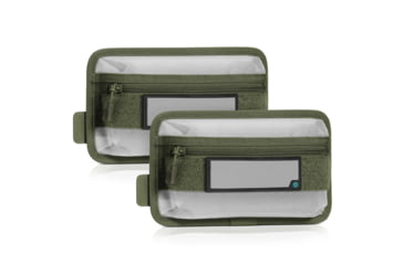 Image of Savior Equipment Core Lite Pouch w/ Hook Backing, 2 Pack, OD Green, SP-LCORE9X5-2P-OG