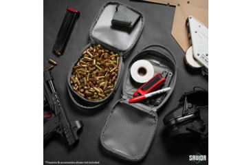 Image of Savior Equipment Core Pouch w/ Hook Backing, 2 Pack, SW Gray, SP-CORE6X6-2P-GS