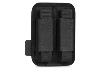 Image of Savior Equipment Double Pistol Mag Holder, Black, 5.8in H x 4.25in W, MP-TNS-PISX2-BK