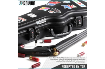 Image of Savior Equipment Fiddle Master Violin Case, Black, RC-VIOLIN-BK