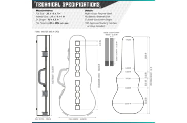 Image of Savior Equipment Fiddle Master Violin Case, Black, RC-VIOLIN-BK