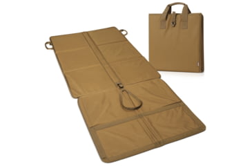 Image of Savior Equipment Folding Shooting Mat, Tan, Full Size - 89in x 41in, Folded - 19.5in x 19in x 3, SM-FOLD-TN