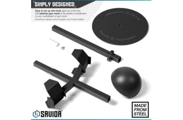 Image of Savior Equipment H.P.C. Rack Tabeltop Gear Stand, Black, 29.5 x 12 x 12, RK-ST-HPC-BK