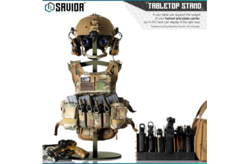 Image of Savior Equipment H.P.C. Rack Tabeltop Gear Stand, OD Green, 29.5 x 12 x 12, RK-ST-HPC-OG