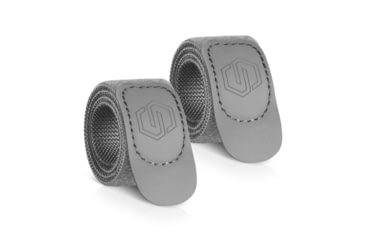 Image of Savior Equipment Hook/Loop Strap, Gray, 15 L x 1 W, STRAP-RIF1-2P-GS
