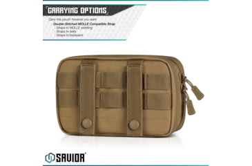Image of Savior Equipment IFAK Buddy, Individual Medical Pouch, Dark FDE, Small, SP-FD-IFAK8X5-TN