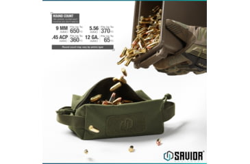 Image of Savior Equipment Loose Sac Soft Ammo Carrier, Tiger Stripe, 7.75in x 3.5in x 4in, Tiger Stripe, 7.75in x 3.5in x 4in, SP-AMST-4P-TIGR
