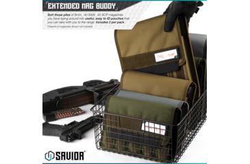 Image of Savior Equipment Mag Buddy, Extended Pistol Magazine Pouch, 2 Pack, Dark FDE, MP-FD-EXTX4-2P-TN