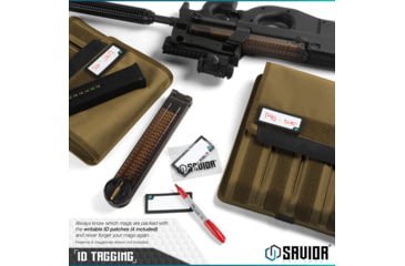 Image of Savior Equipment Mag Buddy, Extended Pistol Magazine Pouch, 2 Pack, Dark FDE, MP-FD-EXTX4-2P-TN