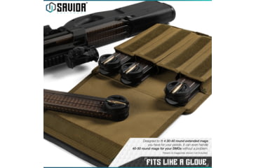 Image of Savior Equipment Mag Buddy, Extended Pistol Magazine Pouch, 2 Pack, Dark FDE, MP-FD-EXTX4-2P-TN