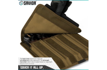 Image of Savior Equipment Mag Buddy, Extended Pistol Magazine Pouch, 2 Pack, Dark FDE, MP-FD-EXTX4-2P-TN