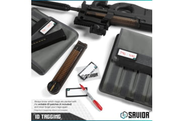 Image of Savior Equipment Mag Buddy Extended Pistol Magazine Pouch, 2 Pack, Grey, 12.25in H x 10.75in W, MP-FD-EXTX4-2P-GS